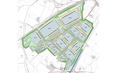 Hinckley National Rail Freight Interchange Map