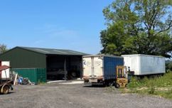 Vehicles At Sapcote Quarry Site