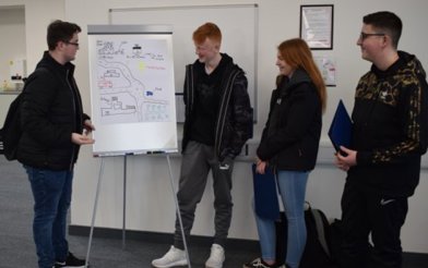 Brookvale Groby students on their field trip to New Lubbesthorpe