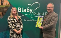 Carol Parker With Rupert Matthews, Police And Crime Commissioner For Leicestershire