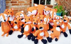 Foxy Friends The Handmade Foxes From The Cosby Crafters