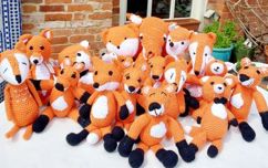 Foxy Friends The Handmade Foxes From The Cosby Crafters