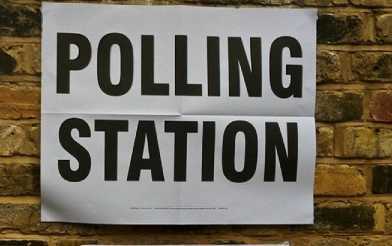 Polling Station Sign