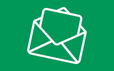 Blaby News Green Envelope