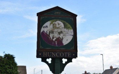 Huncote village sign