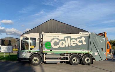 Electric bin lorry