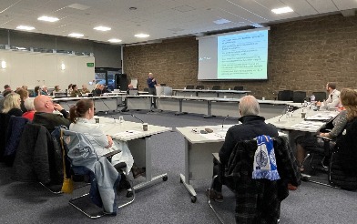Attendees at the event