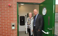 Councillor Cheryl Cashmore (Chairman) And Councillor Nigel Grundy At The New Blaby Village Toilets