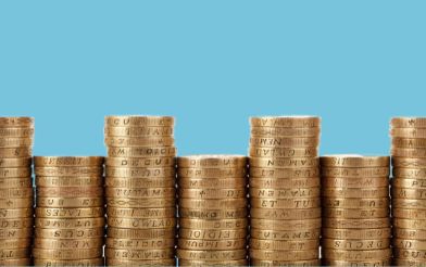 Stack of Pound Coins