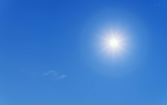 Sun in the sky