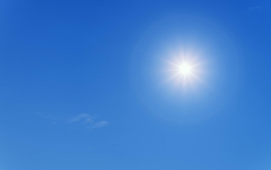 Sun in the sky