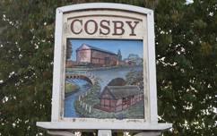 Cosby village sign