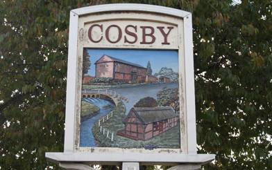 Cosby village sign