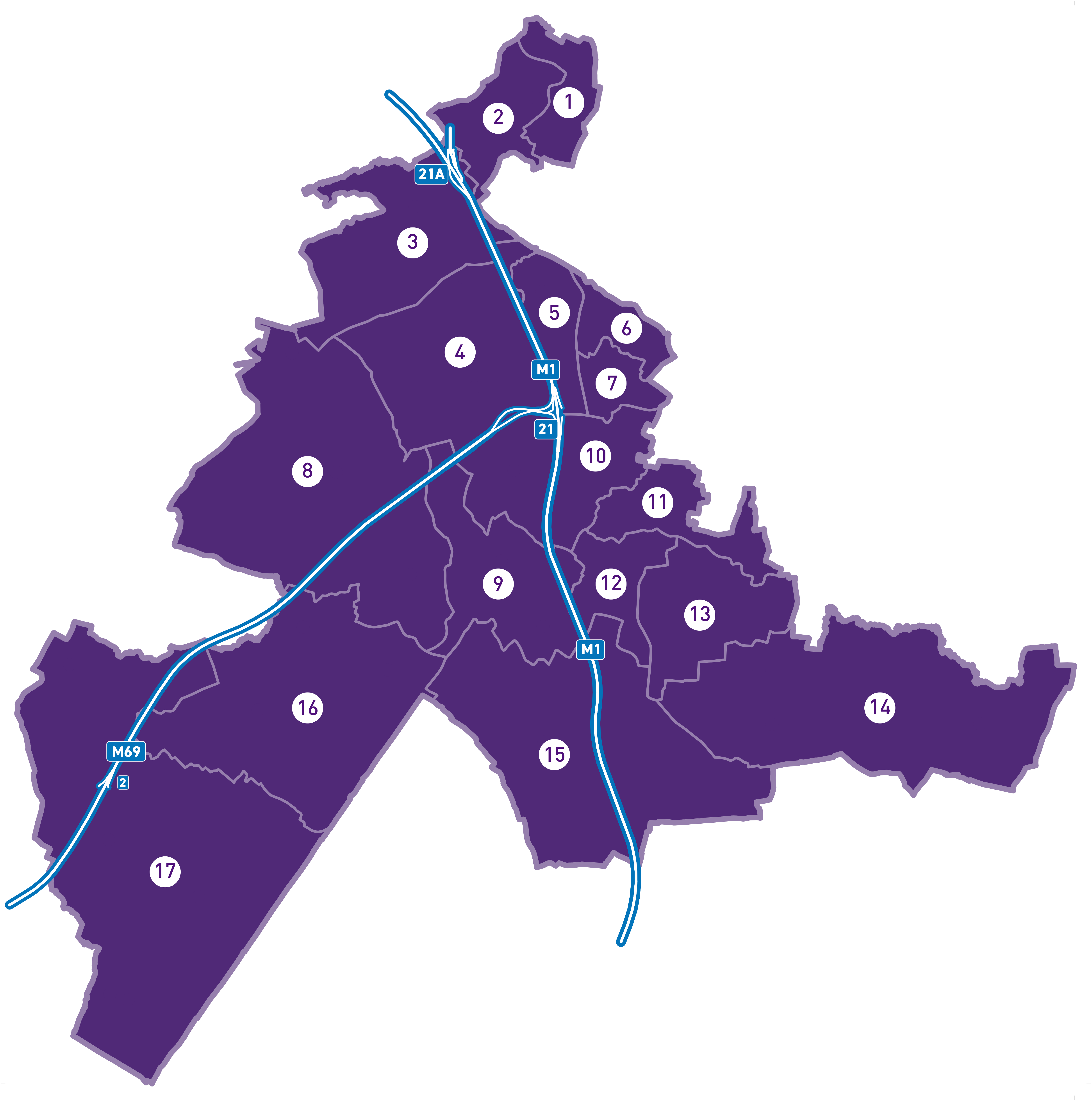 Council ward map